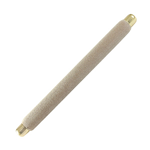 Expositor de joyer&iacute;a almohadilla terciopelo para anillos Taupe-dorado