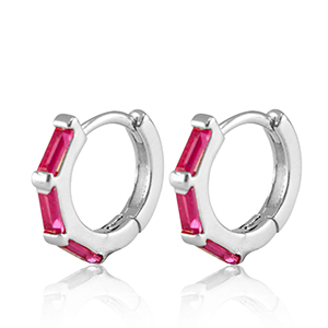 Metal TQ lat&oacute;n pendientes criolla Plateado