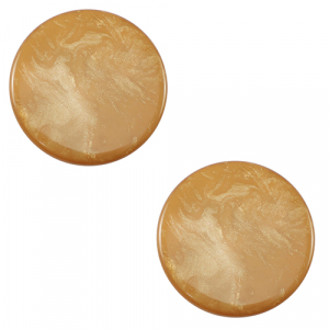 Cabuch&oacute;n plano Polaris Elements 20 mm Jais Nude marr&oacute;n