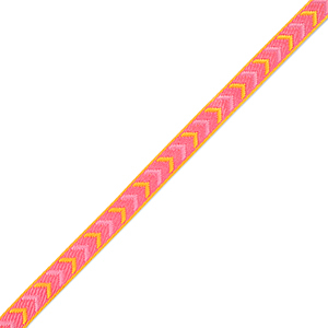 Cinta con texto flechas Rosa-amarillo