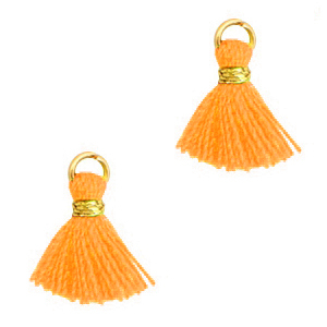 Borlas 1.2cm Dorado-naranja calypso