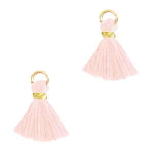 Borlas 1.2cm Dorado-rosa melocot&oacute;n