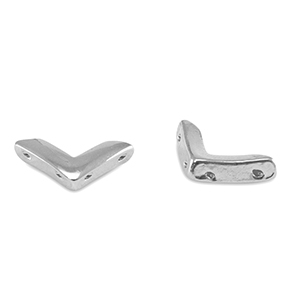 Abalorios Tile flecha Plateado