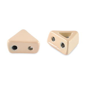 Abalorios Tile tri&aacute;ngulo Beige albaricoque