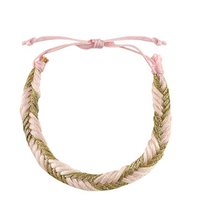 Pulseras Trendy Rosa claro-dorado