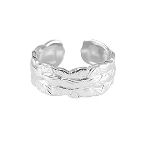 Anillos Acero Inox Plateado