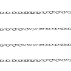 Fornituras Acero Inox cadena jasseron anclaje Plateado