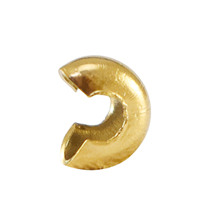 Fornituras Acero Inox cubre chafas 4mm Dorado