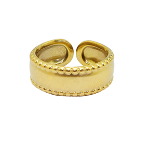 Anillos Acero Inox Dorado