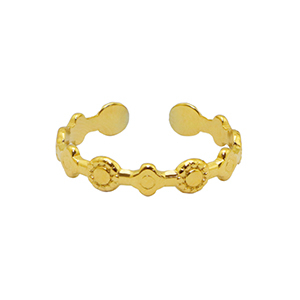Anillos Acero Inox Dorado
