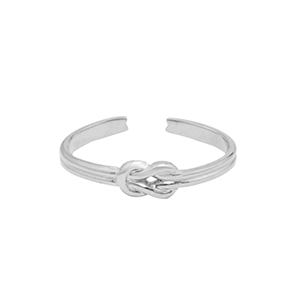 Anillos Acero Inox Plateado