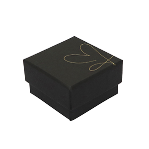 Cajitas de joyer&iacute;a (regalo) coraz&oacute;n Negro