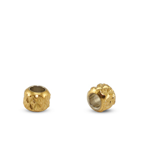Abalorios Acero Inox 3mm Dorado