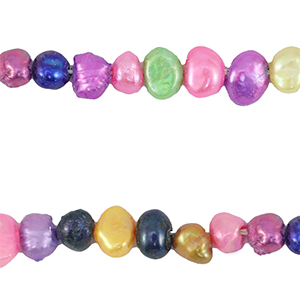BQ Perlas de agua dulce nugget 4-6mm Multicolor
