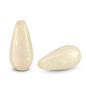 Abalorios Polaris Elements gota Polmo Blanco prosecco