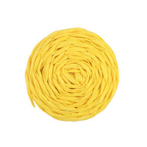 Colgantes Rafia 25mm Amarillo