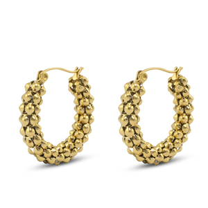 Pendientes Acero Inox Oro