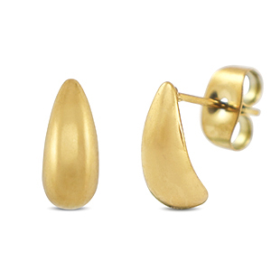 Pendientes Acero Inox Dorado