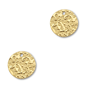 Colgantes Acero Inox redondos Dorado