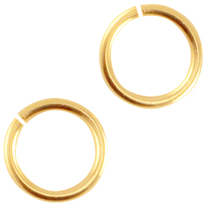 Anilla met&aacute;lica DQ 5mm Dorado (sin n&iacute;quel)
