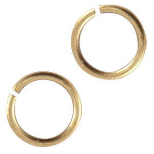 Anilla met&aacute;lica DQ 5mm Bronce viejo (sin n&iacute;quel)