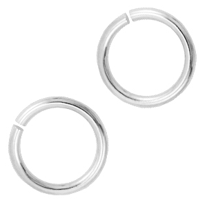 Fornituras met&aacute;licas DQ anilla 12mm Plata vieja (sin n&iacute;quel)