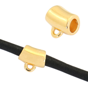 Fornituras met&aacute;licas DQ con anilla &Oslash;3.5mm Dorado (sin n&iacute;quel)