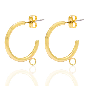 Fornituras met&aacute;licas DQ criollas 20mm con anilla Oro (sin n&iacute;quel)