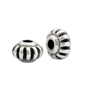 Abalorios met&aacute;licos DQ deco Plata vieja (sin n&iacute;quel)