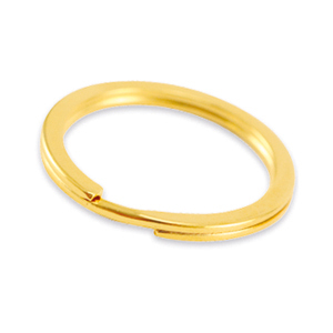 Fornituras met&aacute;licas DQ anilla de llavero 25mm Dorado (sin n&iacute;quel)