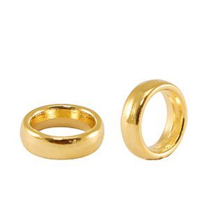Fornituras met&aacute;licas DQ anillo 2mm Dorado (sin n&iacute;quel)