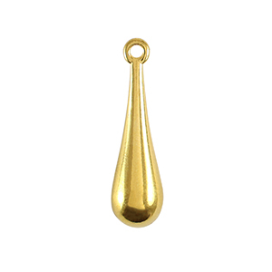 Colgantes met&aacute;licos DQ gota Dorado (sin n&iacute;quel)