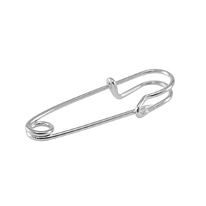 Fornituras met&aacute;licas DQ imperdible Plata vieja (sin n&iacute;quel)
