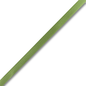 Cinta de sat&eacute;n Verde musgo