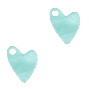 Colgantes Plexx coraz&oacute;n Azul claro