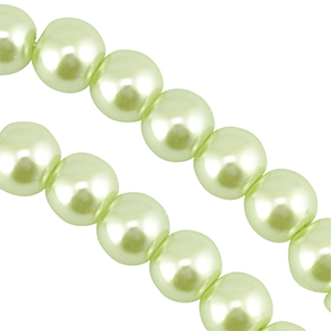Perlas de cristal 8mm Pastel verde