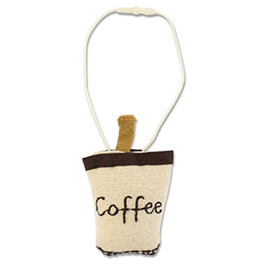 Colgantes llamativos "Coffee" Beige-marr&oacute;n