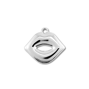 Colgantes Acero Inox kiss Plateado