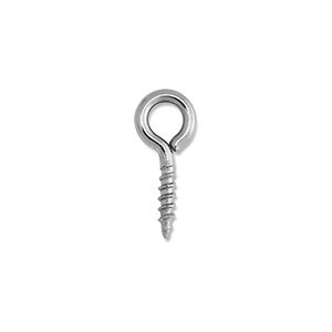 Fornituras Acero Inox perno con anilla Plateado