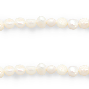 BQ Perlas de agua dulce nugget Blanco natural