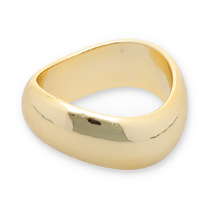 Pulseras bangle de resina Dorado