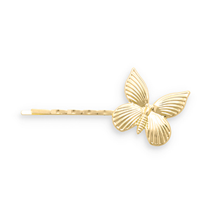 Accesorios para el pelo pasador para pelo mariposa Dorado