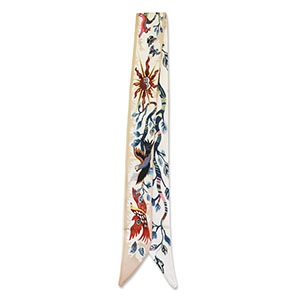 Bandana Pa&ntilde;uelo con animales/ramas Beige-beige arena