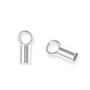 Fornituras met&aacute;licos DQ Eco-brass&reg; terminal Plateado vieja (sin n&iacute;quel)