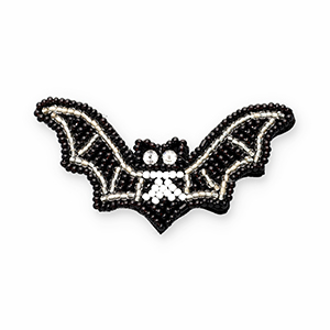 Broches murci&eacute;lago Negro