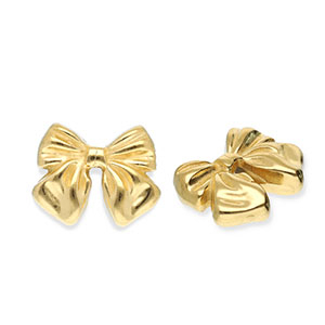 Abalorios Acero Inox lazo Dorado