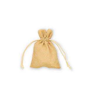 Bolso de joyer&iacute;a con glitter Dorado