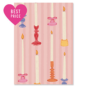 BY31&reg; Tarjetas para joyer&iacute;a velas Rosa-blancuzco-amarillo ocre