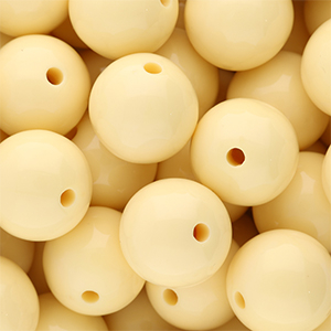 DQ Abalorios acr&iacute;licos 16 mm brillante Pastel yellow 11-0616 TPG