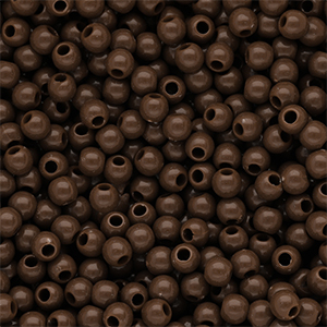DQ Abalorios acr&iacute;licos 6 mm brillante Cappuccino brown 19-1220 TCX